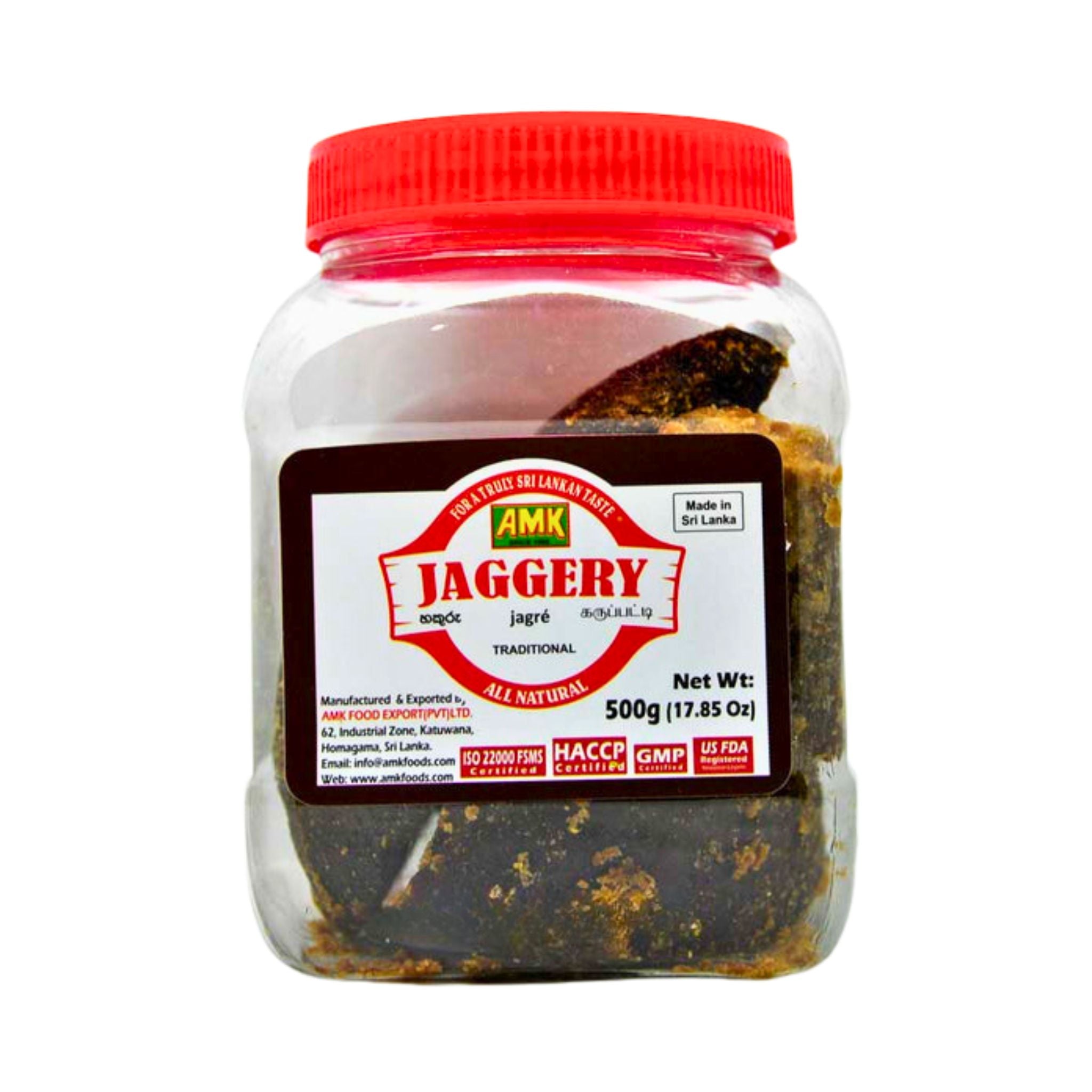 AMK Kithul Jaggery In Jar, 500g — AMK Sri Lankan grocery, front of pack