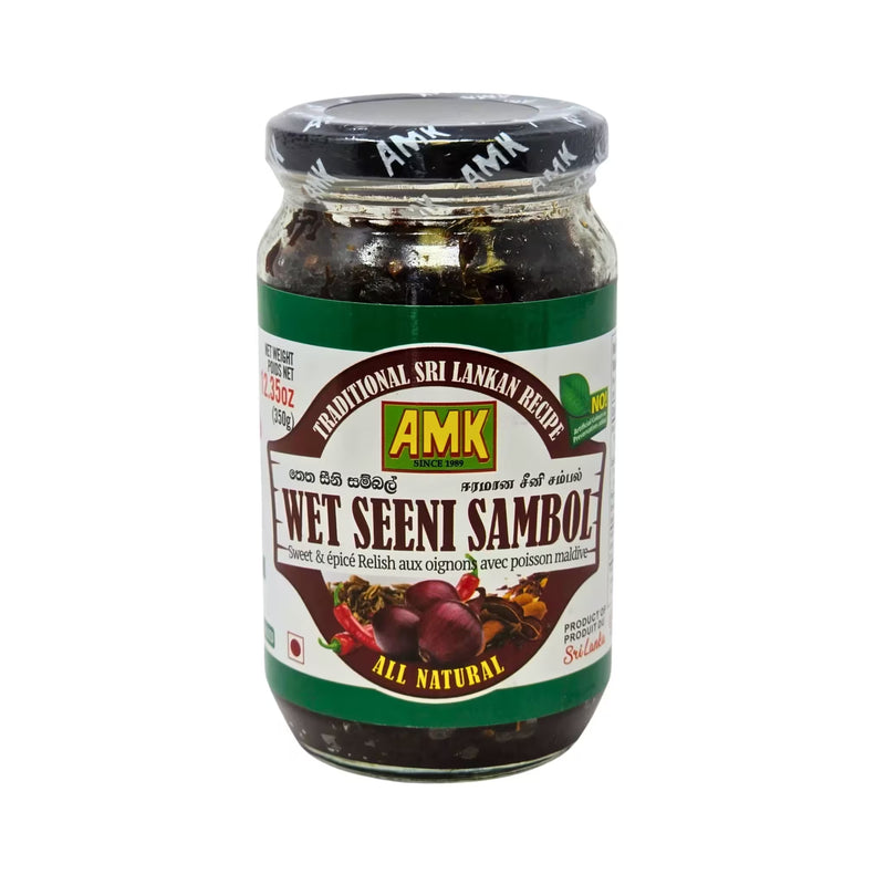 Amk Seeni Sambol Wet, 350g — Amk Sri Lankan grocery, front of pack