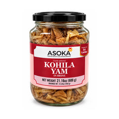 ASOKA Kohila Yam in Brine 600 g glass jar, front label