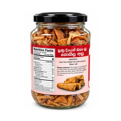 ASOKA Kohila Yam in Brine jar, back label with ingredients and nutrition facts