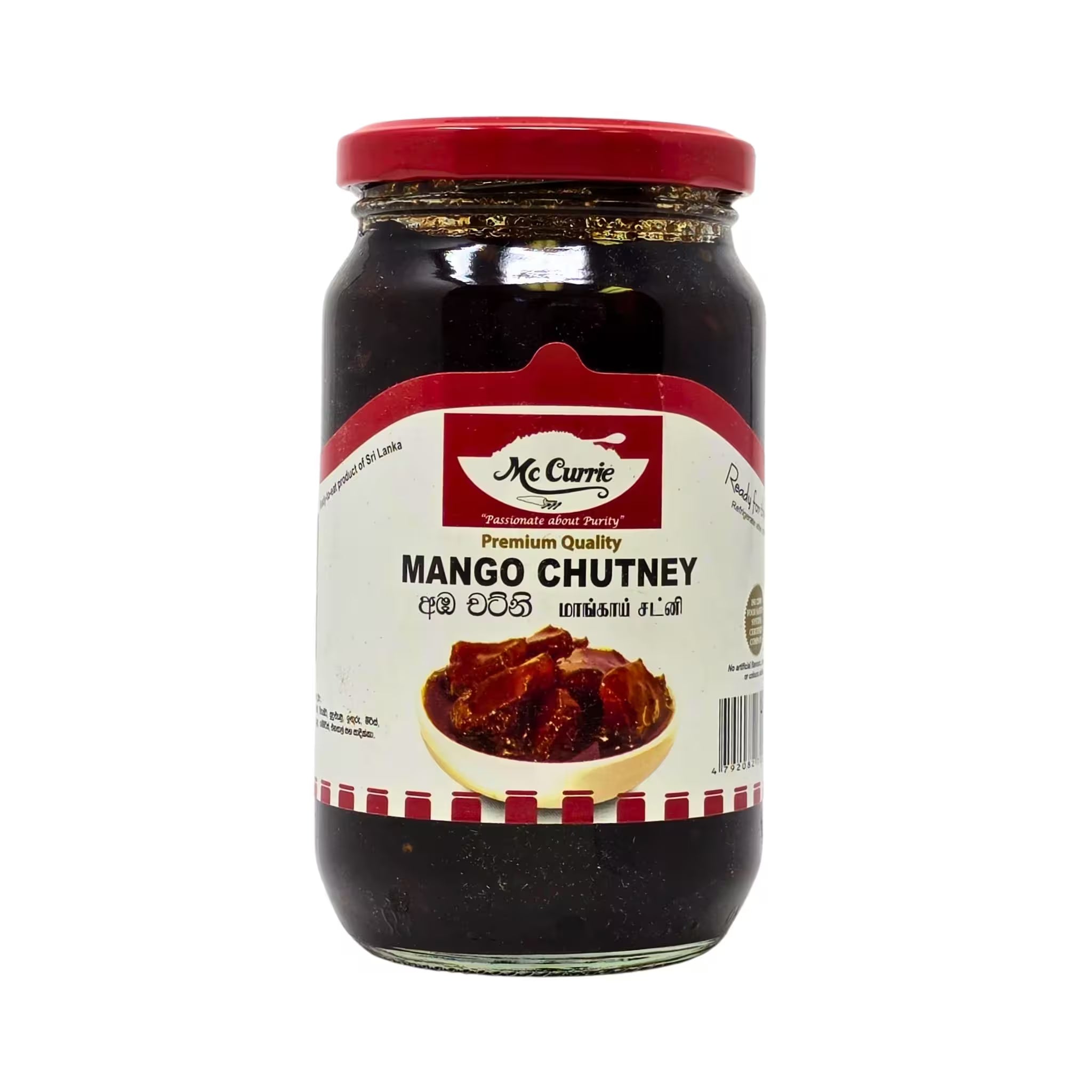 Mc Currie Mango Chutney, 450g — Mc Currie Sri Lankan grocery, front of pack