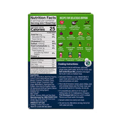 RUH Sindhi Biryani Seasoning Mix box back with nutrition facts, ingredients and recipe