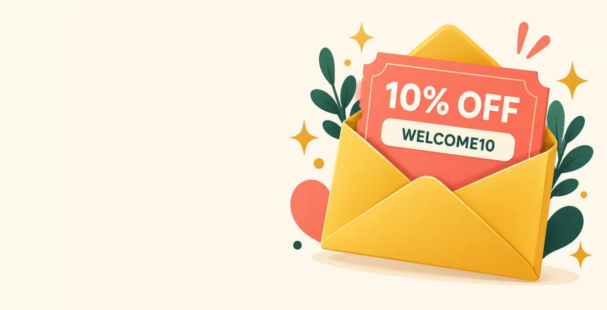 10% off your first order
